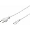 PremiumCord Kabel síťový 230V k magnetofonu 3m, bílý kpspm3w PremiumCord Kabel síťový 230V k magnetofonu 3m, bílý kpspm3w