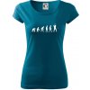 Evolúcia baseball pálkar náprah + loptička - Dámske tričko Pure - M ( Petrolejová ) Evolúcia baseball pálkar náprah + loptička - Dámske tričko Pure - M ( Petrolejová )