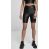 Urban Classics Dámske lesklé šortky Ladies Highwaist Shiny Metallic Cycle Shorts Farba: Black, Veľkosť: XS