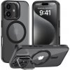 Obal Tech-Protect Magstand MagSafe Apple iPhone 16 Matte Black Obal Tech-Protect Magstand MagSafe Apple iPhone 16 Matte Black