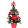 Strend Pro Stromček MagicHome Vianoce, ozdobený, červený, 41 cm Strend Pro Stromček MagicHome Vianoce, ozdobený, červený, 41 cm