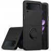 SES Silikónový ochranný obal s držiakom na prst pre Samsung Galaxy Z Flip5 5G F731B - čierny 13970 SES Silikónový ochranný obal s držiakom na prst pre Samsung Galaxy Z Flip5 5G F731B - čierny 13970