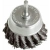 EXTOL CRAFT Kartáč hrnčekový so stopkou vrkočový oceľový drôt 0,5mm 75mm stopka pr. 6mm 17040 EXTOL CRAFT Kartáč hrnčekový so stopkou vrkočový oceľový drôt 0,5mm 75mm stopka pr. 6mm 17040