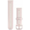 Garmin Silikonový řemínek 20mm, Soft Pink, Quick Release, 010-11251-BE