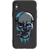 Picasee silikónový čierny obal pre Apple iPhone X/XS - EARTH - Lebka 3.0 Picasee silikónový čierny obal pre Apple iPhone X/XS - EARTH - Lebka 3.0