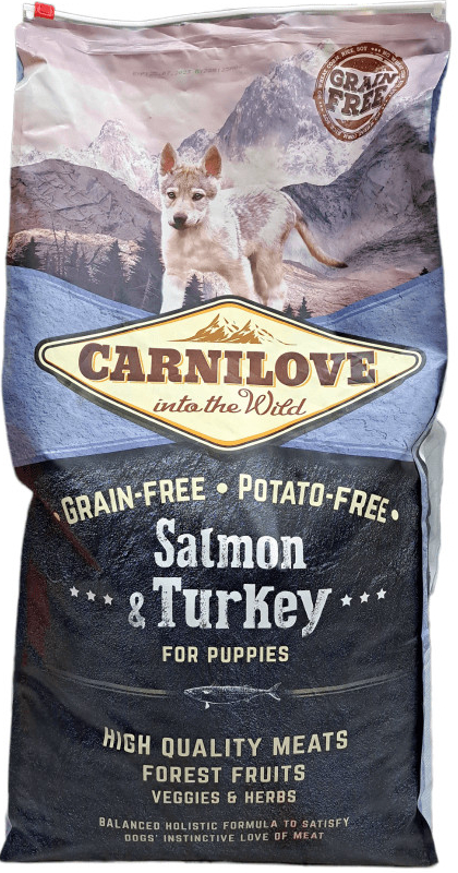 Carnilove Salmon & Turkey for puppies Grain free 12 kg