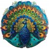 EscapeWelt Drevené puzzle Páv 200 dielikov - EscapeWelt Drevené puzzle Páv 200 dielikov -