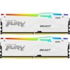 KINGSTON DIMM DDR5 64GB (Kit of 2) 6000MT/s CL30 Non-ECC FURY Beast RGB EXPO, Bílá KINGSTON DIMM DDR5 64GB (Kit of 2) 6000MT/s CL30 Non-ECC FURY Beast RGB EXPO, Bílá