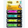 Záložky plastové Post-It 12x43 mm tvar Šípka mix 4 farieb Záložky plastové Post-It 12x43 mm tvar Šípka mix 4 farieb