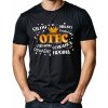 Fajntričko tričko Otec Koruna čierna Fajntričko tričko Otec Koruna čierna