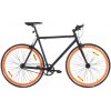 vidaXL Bicykel s pevným prevodom čierno-oranžový 700c 55 cm