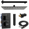 Podomietkový sprchový set INEA BLACK Podomietkový sprchový set INEA BLACK