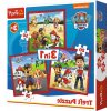 mamido Puzzle 3v1 Veselé psy Tlapková patrola Trefl 34867 mamido Puzzle 3v1 Veselé psy Tlapková patrola Trefl 34867