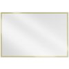 Mexen Loft, obdĺžnikové kúpeľňové zrkadlo 90 x 60 cm, farba rámu zlatá lesklá, 9852-090-060-000-50 Mexen Loft, obdĺžnikové kúpeľňové zrkadlo 90 x 60 cm, farba rámu zlatá lesklá, 9852-090-060-000-50