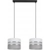 Belis | Luster na lanku CORAL 2xE27/60W/230V biela/šedá | BE0636 Belis | Luster na lanku CORAL 2xE27/60W/230V biela/šedá | BE0636