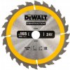 DEWALT DT1934 Pílový kotúč na drevo 165x20mm 24 zubov DEWALT DT1934 Pílový kotúč na drevo 165x20mm 24 zubov