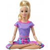 Barbie V pohybu Blondýna ve fialovém