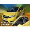 Deflektory komplet 4 ks pre Honda Jazz, 2015-20 / 5-dver., Deflektory komplet 4 ks pre Honda Jazz, 2015-20 / 5-dver.,