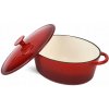 KonigHOFFER Liatinová pekáč/husacina smaltovaná 4L oválna červená KonigHOFFER Liatinová pekáč/husacina smaltovaná 4L oválna červená