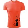 Zamilovaná mačka spredu - Pánske tričko Fantasy športové - 3XL ( Neónová oranžová ) Zamilovaná mačka spredu - Pánske tričko Fantasy športové - 3XL ( Neónová oranžová )