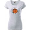Basketbal lopta v triku - Dámske tričko Pure - XS ( Svetlosivý melír ) Basketbal lopta v triku - Dámske tričko Pure - XS ( Svetlosivý melír )