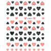 Tenké nálepky na nechty srdiečka Nude love Z D4214 Tenké nálepky na nechty srdiečka Nude love Z D4214