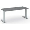 Kancelársky písací stôl PRIMO FLEXIBLE, 180x80 cm, grafit Kancelársky písací stôl PRIMO FLEXIBLE, 180x80 cm, grafit