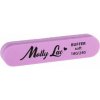 Molly Lac Penový pilník na nechty mini rovný zaoblený ružový 180/240 Molly Lac Penový pilník na nechty mini rovný zaoblený ružový 180/240