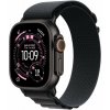 Apple Watch Ultra 3 49mm Černý titan s černým alpským tahem - L MF0X4QC/A Apple Watch Ultra 3 49mm Černý titan s černým alpským tahem - L MF0X4QC/A