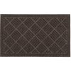 Hnedá textilná gumová vstupná rohož FLOMA Parquet - dĺžka 60 cm, šírka 90 cm, výška 1,1 cm Hnedá textilná gumová vstupná rohož FLOMA Parquet - dĺžka 60 cm, šírka 90 cm, výška 1,1 cm