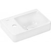 Hansgrohe Xelu Q - Umývadielko 360x250 mm SmartClean s otvorom na batériu vľavo bez prepadu, biela 61085450 Hansgrohe Xelu Q - Umývadielko 360x250 mm SmartClean s otvorom na batériu vľavo bez prepadu, biela 61085450