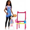 Barbie Povolání herní set Učitelka umění černoška