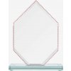 Sklenená plaketa Crystal 20 cm Sklenená plaketa Crystal 20 cm