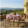 Mondo Italia Okrúhly obrus Červený patchwork Červená Kruh Ø 140 cm Mondo Italia Okrúhly obrus Červený patchwork Červená Kruh Ø 140 cm
