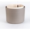 Plastia Samozavlažovacia veľkoobjemová nádoba Berberis 55 cm - taupe + slonová kosť Plastia Samozavlažovacia veľkoobjemová nádoba Berberis 55 cm - taupe + slonová kosť
