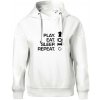 Eat sleep play - šach - Oversized mikina dámská Moon - kratšia + širšia - L ( Biela ) Eat sleep play - šach - Oversized mikina dámská Moon - kratšia + širšia - L ( Biela )