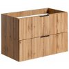 COMAD - Skrinka pod umývadlo 80cm 2 zásuvky ADEL OAK 5907611654804 COMAD - Skrinka pod umývadlo 80cm 2 zásuvky ADEL OAK 5907611654804