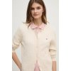 Bavlnený kardigán Tommy Hilfiger WW0WW43329 béžová M Bavlnený kardigán Tommy Hilfiger WW0WW43329 béžová M