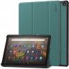 ENKAY 133088 Leather Zaklápací kryt pre Amazon Fire HD 10 2023 zelený