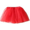 Ikonka Tylle tutu sukňa kostým červená Ikonka Tylle tutu sukňa kostým červená