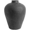 Muubs Váza Luna čierna 40 cm Muubs Váza Luna čierna 40 cm
