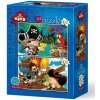 ART PUZZLE Puzzle Piráti 2x100 dílků ART PUZZLE Puzzle Piráti 2x100 dílků