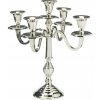 SVIEČKA PIATICH RAMIEN HLINÍKOVÝ STRIEBORNÝ 29X10X30 CM SVIEČKA PIATICH RAMIEN HLINÍKOVÝ STRIEBORNÝ 29X10X30 CM