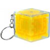 mobilNET Prívesok na kľúče, kocka labyrint žltá mobilNET Prívesok na kľúče, kocka labyrint žltá