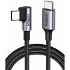 UGREEN USB-C to Angled USB2.0-C Round Cable 1m Gray Black UGREEN USB-C to Angled USB2.0-C Round Cable 1m Gray Black