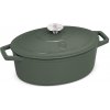 Ťažký liatinový oválny hrniec s vekom 4,65 L Berlingerhaus Matte Green Collection BH-6545 Ťažký liatinový oválny hrniec s vekom 4,65 L Berlingerhaus Matte Green Collection BH-6545