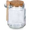 Zeller Present Sklenená dóza s korkovým uzáverom a lyžičkou, 240ml CUKŘENKA Zeller Present Sklenená dóza s korkovým uzáverom a lyžičkou, 240ml CUKŘENKA