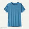 Patagonia Cap Cool Daily Shirt - Mother Rays dámske tričko, Shore Blue - Light Shore Blue X-Dye M Patagonia Cap Cool Daily Shirt - Mother Rays dámske tričko, Shore Blue - Light Shore Blue X-Dye M