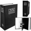 Sejf, pokladnička v tvare knihy, kovová, na peniaze, kľúče, skrýša, čierna + kľúč Sejf, pokladnička v tvare knihy, kovová, na peniaze, kľúče, skrýša, čierna + kľúč