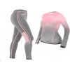 Spokey FLORA Set Termoprádlo dámske, ružovo-šedá, veľ. L/XL Spokey FLORA Set Termoprádlo dámske, ružovo-šedá, veľ. L/XL